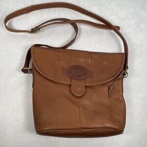 American Angel Leather Crossbody Bag Womens Brown Flap Shoulder Purse Handbag